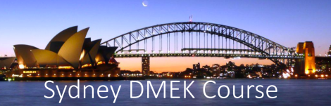 Sydney DMEK Course